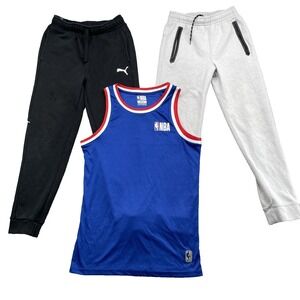 Youth Boy's Sportswear LOT (3) Mix Size Jersey‎ Jogger Sweats NBA Old Navy Puma